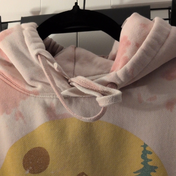 Pure Vida Tie-Dye Hoodie with Mountain Graphic - Picture 4 of 7